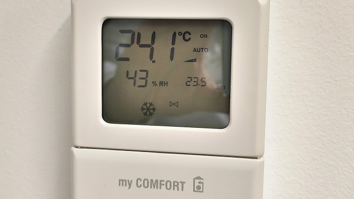 Raumtemperatur beim Glasfaser-Test (Bild: Harald Karcher)